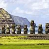 Misteri Patung Moai di Pulau Paskah